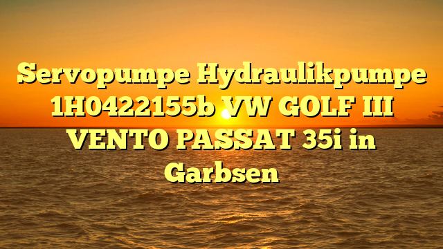 Servopumpe Hydraulikpumpe 1H0422155b VW GOLF III VENTO PASSAT 35i in Garbsen