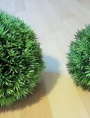 2 x Stück Plant Ball, künstliche Mooskugeln,13cm / 19cm Durchmesser in Verden (Aller)