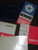 Oldtimer Auto Simca 1000 1968 Betriebsunterlagen Mappe Original in Bottrop